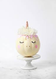 Carving pumpkins has never been my thing. Mini Pumpkin Unicorns Posh Little Designs