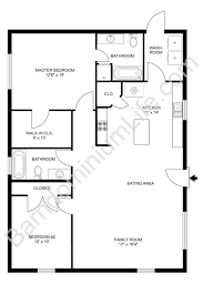 Young couples will enjoy the flexibility of converting a study to a for increased flexibility, look for 2 bedroom floor plans that offer bonus space, which can be converted into extra living room if you decide to expand. 2 Bedroom Barndominium Floor Plans