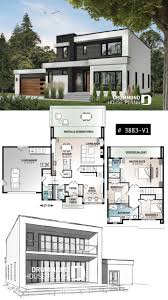 Discover The Plan 3883 V1 Essex 2 Which Will Please You For Its 3 Bedrooms And For Its Contemporary Styles Architectural House Plans Modern House Plans House Architecture Design