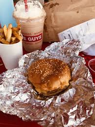 I got their cheese burger, bacon. Fries Over Guys Delicious Food Cravings