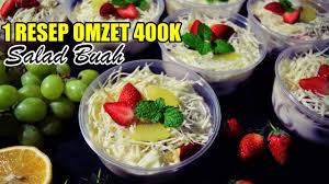 Tersenyumlah jika orang lain ingin tersenyum kepadamu. Creamy Fruit Salad By Siti Julaeha