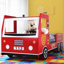 Included mit fabric playhouse curtains. Kinder Bett Feuerwehr Optik Liegeflache Kaufland De