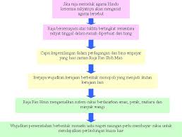 161) •rakyat melibatkan diri dalam sistem pemerintahan •melindungi kepentingan rakyat, menjaga keselamatan negara dan melicinkan urusan pentadbiran negara. Sistem Pemerintahan Awal Ialah Sistem Pemerintahan Beraja Berasaskan Sistem Campuran Tempatan Dengan Pengaruh Luar