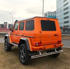 Mercedes G500 4x4 Painted In Sunset Beam Photo Taken By Supercars Of Prague On Instagram W461 W463