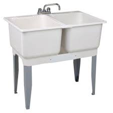 plastic utility sinks & accessories