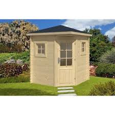 chalet bois 4m2 200x200cm patrick