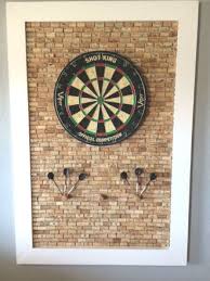 Excellent Free Standing Corkboard For A Dartboard Surround Cork Dartboard Basement Decor Dart Board