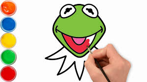 1242x1854 kermit the frog drawing at paintingvalley.com | explore. How To Draw Kermit The Frog For Kids Easy And Step By Step Youtube