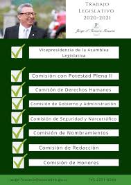 El diputado fungió como presidente de este foro en los últimos tres años aunque para el próximo período el cargo podría ser ocupado por el liberacionista jorge fonseca. Jorge Coco Jorge Coco Fonseca Diputado Por Heredia