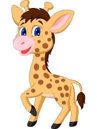Funny Giraffe Cartoon Giraffe Baby Giraffe Funny Giraffe