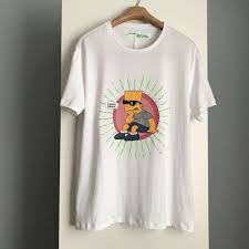 Bart Simpson Off White T Shirt Black Off White Bart Simpson Glasses S S T Shirt Size M New Fashion Clothing Shoes Accessories Mensclothing Shirts Ebay Li Shirt Size Ladies Tee Shirts Shirts