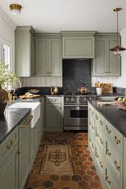 Kitchens are top priority when it comes to painting. These Amazing Kitchen Decor Ideas Are Just What Your Favorite Room Needs Beautiful Kitchen Cabinets Country Kitchen Colors Green Kitchen Walls