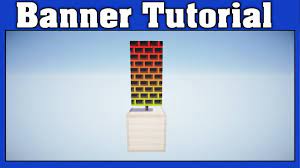 I hope this video will help you how to make a rainbow brick banner in minecraft! Minecraft Rainbow Brick Banner Tutorial Youtube