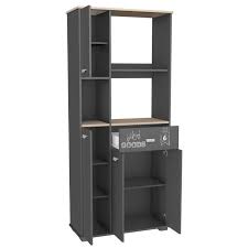 Ils sont composés de différents compartiments, mais jamais de tiroirs. Vite Decouvrez L Offre Meuble Cuisine Buffet Avec 3 Portes Et 1 Tiroir Gris 90 X 40 X 180 Cm Pas Cher Sur Cdiscount Meuble Cuisine Cdiscount Meuble Meuble