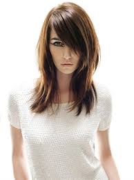 The soft choppy bangs frame the face of this pretty model perfectly and the slight waves made with mousse, get this hairstyle is best suited for medium long hair. Long Choppy Layered Haircuts With Side Bangs 2 Hair Beauty At Repinned Net