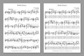 Wagner Richard Bridal Chorus Bridal Chorus Guitar Sheet Music Sheet Music