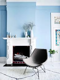A Home Refreshed With A Feminine Aesthetic In Melbourne Blue Walls Living Room Blue Rooms Blue Living Room
