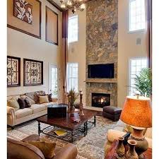 Family Room High Ceilings Design Pictures Remodel Decor And Ideas Family Room Walls High Ceiling Living Room Traditional Family Rooms