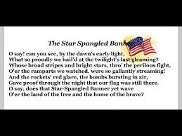 Stanzas in poetry are similar to paragraphs in prose. The Star Spangled Banner Recited As Poetry 4 Stanzas By Poet Francis Scott Key 3rd Line Changed Youtube