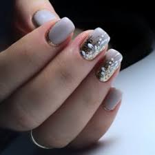 Matte nail art designs for you to try gorgeous, yes? Light Gray Nails The Best Images Bestartnails Com