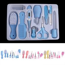 10pcs Set Baby Care Products Newborn Baby Kids Nail Hair Health Care Thermometer Grooming Brush Kit In 2020 Baby Grooming Baby Care Kit Newborn Baby Care