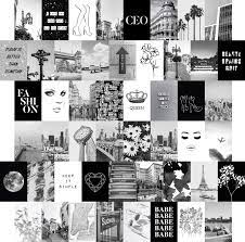 91 photos · curated by michaela cole. Amazon Com Black White Wall Collage Kit Aesthetic Pictures 50 Set 4x6 City Chic Wall Decor For Teen Girls Wall Art Prints College Dorm Room Decor Photo Collection Home Kitchen