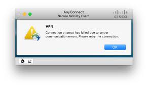 Anyconnect Connection Attempt Has Failed Due To Server Communication Errors Petenetlive
