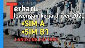 Loker driver sim a dan b. Loker Driver Di Pt Propan Raya Tasikmalaya Terbaru 2019 Lowongan Kerja Terbaru Tahun 2020 Cute766