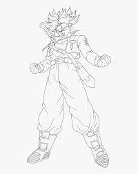 Dbz goten coloring pages all the time trunks via dragon ball z. Dragon Ball Coloring Pages Future Trunks With Trunks Trunks Super Saiyan Drawing Hd Png Download Kindpng