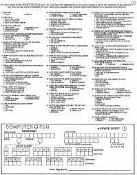 The first person to correctly answer a question wins that round. Junior High Middle School Questionnaire Computer Fun