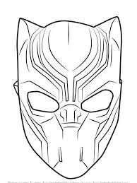 Black Panther Coloring Pages Printable Black Panther Drawing Black Panther Art Black Panther