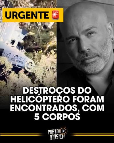 TRISTEZA 🚨 DESTRO&Ccedil;OS DO HELIC&Oacute;PTERO S&Atilde;O ENCONTRADOS COM 5 CORPOS, ENTRE ELES DO CANTOR RICK