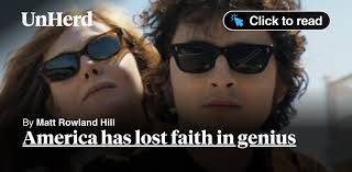 America has lost faith in genius