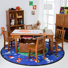 Classic Playtime Pecan Deluxe Activity Table With Free Paper Roll 249 99 Kids Activity Table Kids Table Chair Set Activity Table