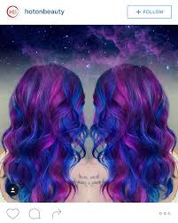 Trend Watch Galaxy Hair Galaxy Hair Color Hair Color Crazy Hair Inspiration Color