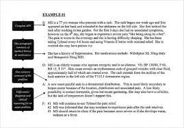 Sample Of Soap Note Example Soap Note Notes Template Sample Resume