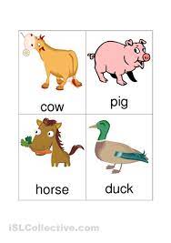 Farm Animal Flash Cards Printable Animal Flashcards Farm Animals Preschool Farm Animals Pictures