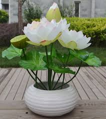 Find here details of companies selling lotus flower, for your purchase requirements. Fake Lotus Flower Bunch 48cm 10pcs Simulation Water Lily 6 Colors 7 Stems For Wedding Party Home Artificial Decorative Flowers