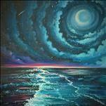 Sparkling Ocean Night