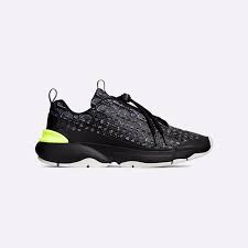 Black And Green Dior Sneakers Dior Man Black Dior Oblique B24 Sneaker With Cannage Motif Sneakers Black Laces Dior Logo