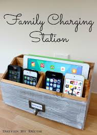 Diy Family Charging Station Driven By Decor Diy House Projects Home Organization Home Diy