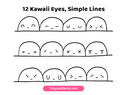 We'll start with the eyes. How To Draw Kawaii Eyes And Mouths