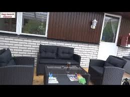 1 corner sofa, 1 table sofa size assembled: Jysk Underhallsfritt Tradgardsmobler Youtube