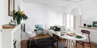 Casa Piccola 35 Mq Con Ambienti Trasformabili E 6 Comode Zone Cose Di Casa Arredamento Salotto Bianco Arredamento Salotti Piccoli