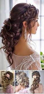 For you ladies with long hair, there are so many wedding hairstyles for long hair to choose from. Trendy Hairstyles For Medium Length Hair Round Face Wedding Indian Ideas Penteados Penteado Noiva Penteado Casamento