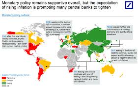 Everything The World S Central Banks Are Doing In One Big Map Monetary Policy Map Central Bank