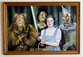 Art Oz Wars Star Wars Meets Wizard Of Oz Star Wars Humor Leia Star Wars Funny Star Wars Memes