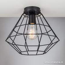 draad plafondlamp zwart hal wc keuken www straluma nl hal verlichting plafondlamp wc decoratie