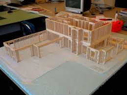 Balsa Wood Model House Model House Kits Balsa Wood Models Model Homes