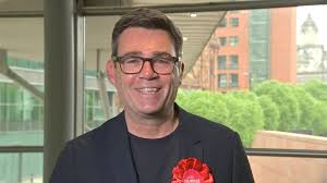 'Buy me a pint if you see me', Andy Burnham joked, after decisively winning  a third term as Greater Manchester mayor.